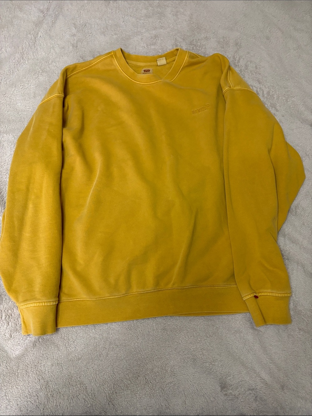 Levi's Mustard Yellow Crewneck Sweatshirt